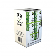 Cheeky Panda, Univerzálne vreckovky, krabička, kocka, 56 ks. KARTÓN 12 balení.