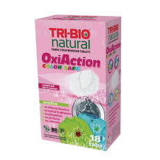 TRI-BIO, OXI ACTION COLOR tablety na pranie, 18 ks