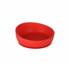 Doidy Cup, silikónová miska, červená