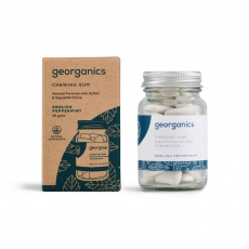 Georganics, prírodné žuvačky s príchuťou pepermint, 30 kusov