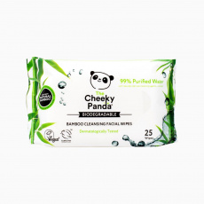 Cheeky Panda, Neparfumované odličovacie obrúsky, 25 ks