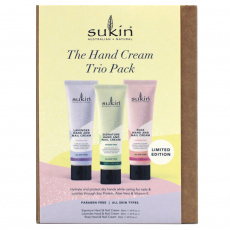 Sukin, sada krémov na ruky a nechty, Trio Pack, 3 x 50ml