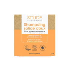 Alphanova Solide, šampón v kocke pre zdravé vlasy, 75 g