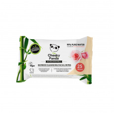 Cheeky Panda, odličovacie obrúsky s vôňou ruže, 25 ks